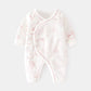 Baby Romper – Långärmad Bodysuit i Mjuk Bomull med Tryck