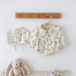 Blommig Babyromper med Hatt – Mjuk Bomull